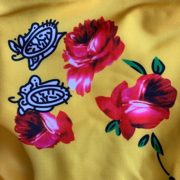 Tie front high waisted bikini - Picture 4 of 5